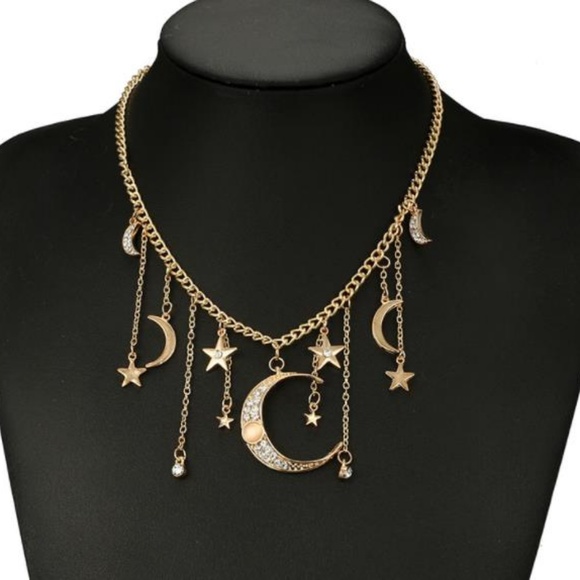 NEW moon star necklace - Picture 3 of 6